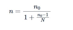Cochran's formula for finite population