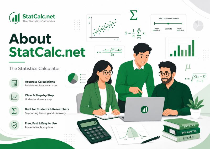 About Us- The Statistics Calculator