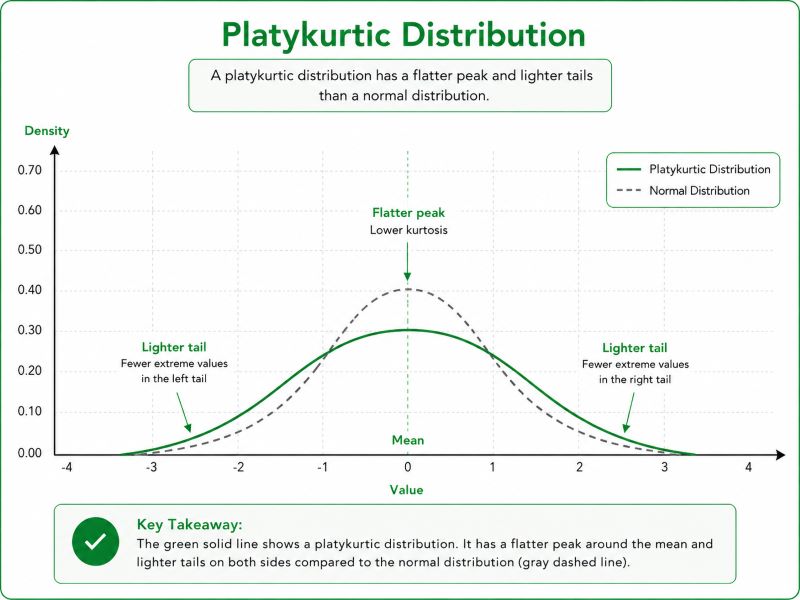 platykurtic distribution