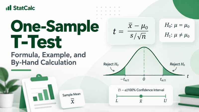 One-Sample T-Test-definition, formula, assumption, how to find it by hand